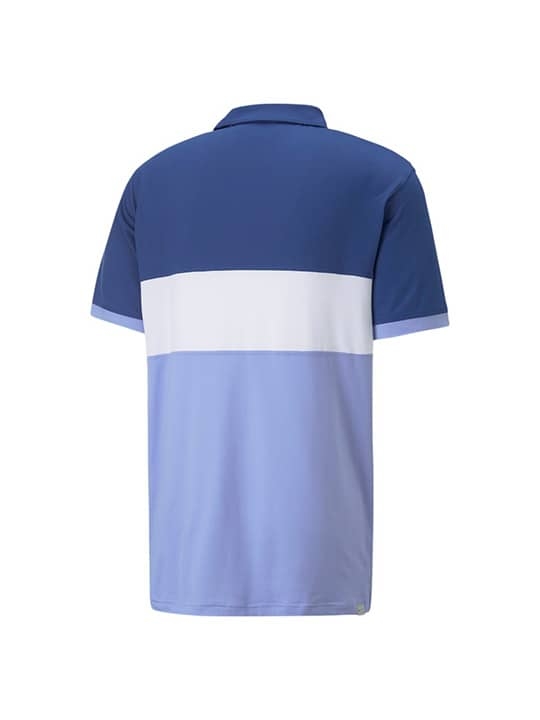 Puma Cloudspun Highway Golf Polo - Men's - Blazing Blue/Lavender Pop