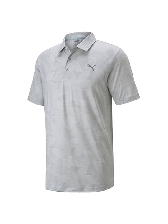 Puma Cloudspun Leaflet Golf Polo - Men's - Quiet Shade