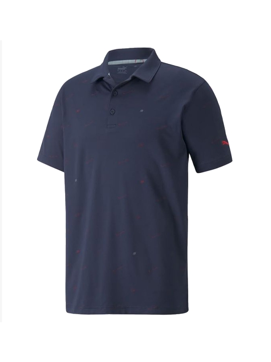 Puma Cloudspun Love Golf Polo - Men's - Navy Blazer/Ski Patrol